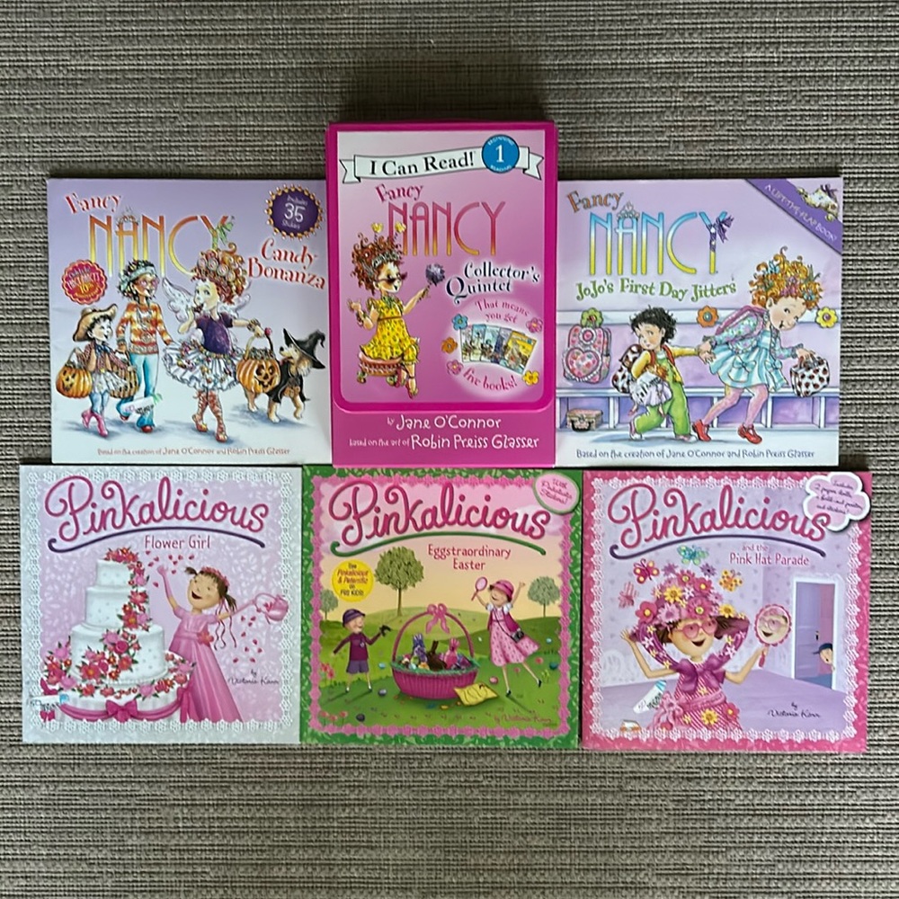 Pinkalicious, Fancy Nancy, Peppa Pig Books